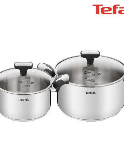 [테팔] 팬&냄비 IH 뉴이모션 2종세트 (양수냄비 20cm + 전골냄비 24cm)