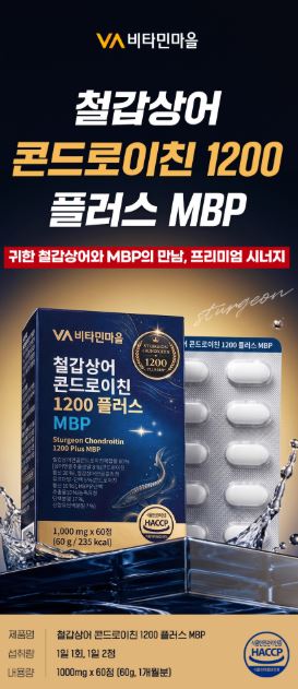 철갑상어 콘드로이친 1200 플러스 MBP 1,000mgX60정