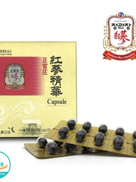 [정관장] 홍삼정화캡슐 500mg x 100caps + 쇼핑백