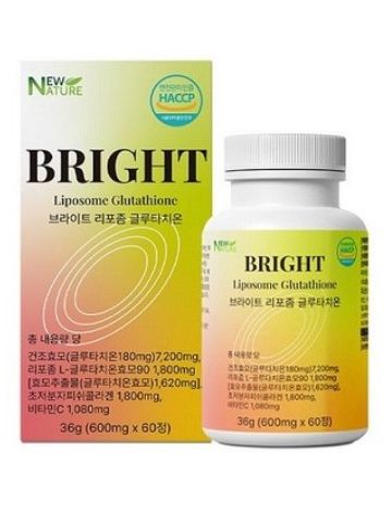 [뉴네이처] 브라이트 리포좀 글루타치온 600mg x 60정