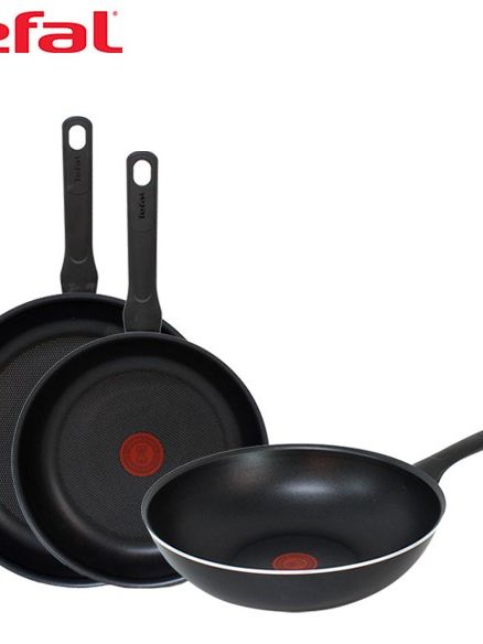 [테팔] 이지앤컴포트 티타늄 프라이팬 24cm+28cm+멀티팬 28cm