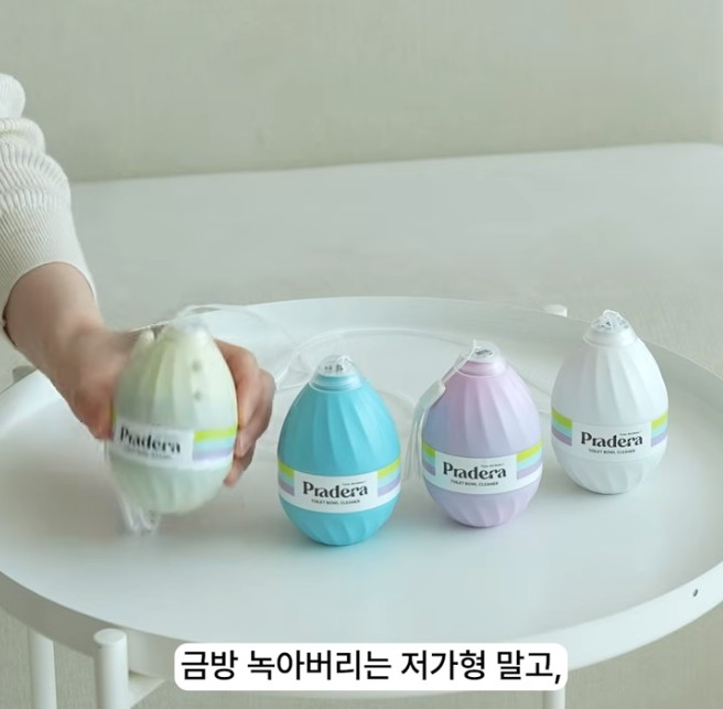 프라데라 사계절 파스텔 변기세정제(4개입)