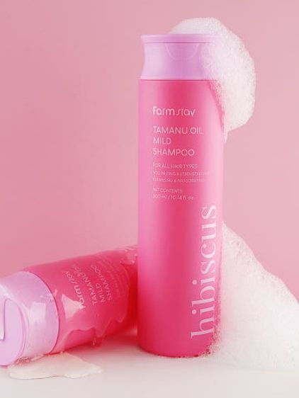 [팜스테이] 타마누 오일 마일드 샴푸 히비스커스 300ml