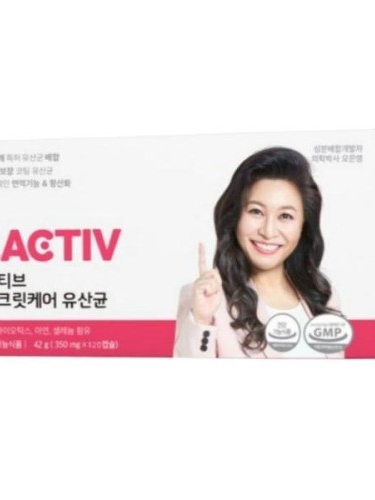 [락티브] 시크릿케어 유산균 350mg x 120캡슐 (4개월분)