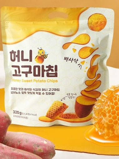 달콤 바삭 허니 고구마칩 대용량 320g