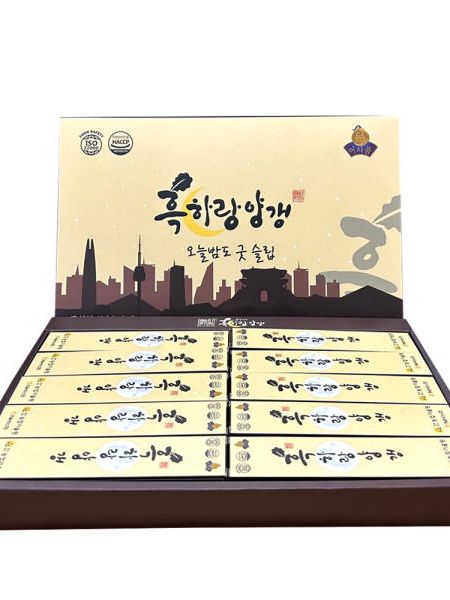 [흑하랑] 카페인이 없는 꿀잠 흑하랑 양갱 10개입 (숙면제)