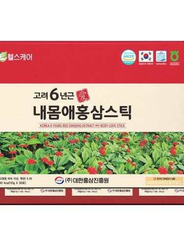 고려6년근 내몸에 홍삼스틱 30포 + 쇼핑백포함