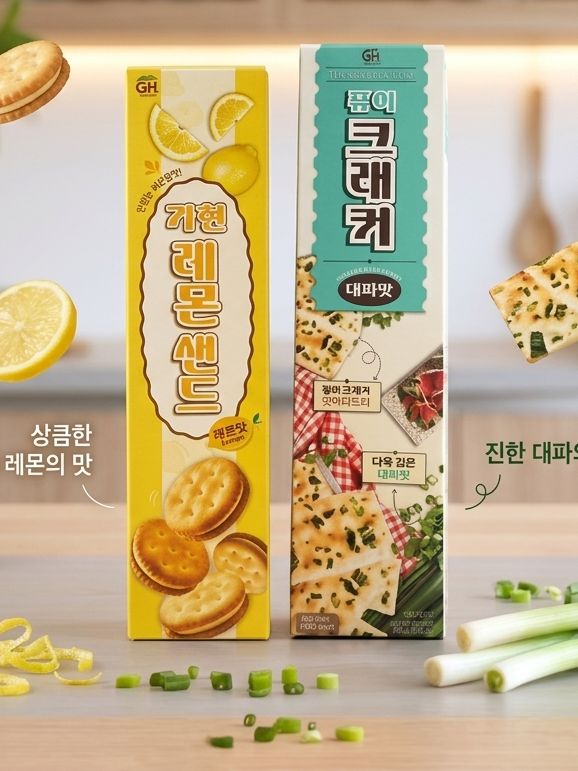퓨어대파크래커&기현레몬샌드