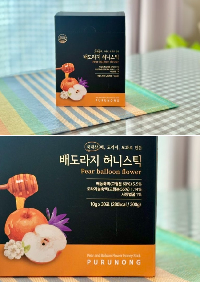 푸르농 국내산 배도라지 허니스틱 30포
