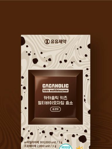 [유유제약] 카카홀릭 키즈 멀티바이오자임 효소 3g*30포