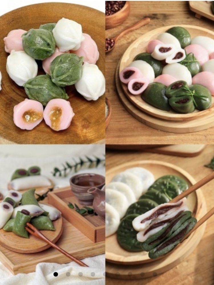 굳지 않는 전통떡 4종! 꿀떡 바람떡 앙금절편 가래떡 500g