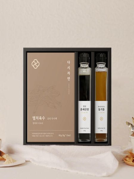 [다시자연] 장인의 맛 조미료 3종세트 8호 + 쇼핑백 (신세계백화점 판매 상품)