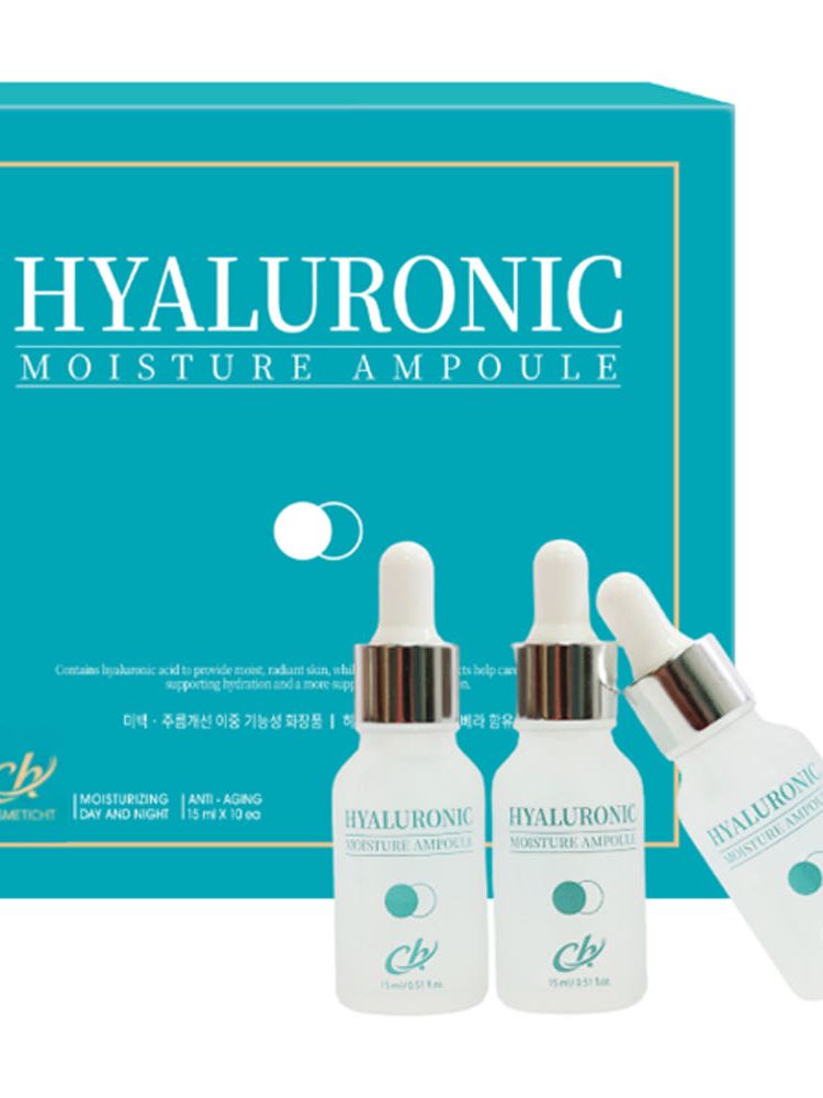 코스메틱히트 히알루로닉 모이스쳐 앰플 15ml x 10개 (낱개발주용)