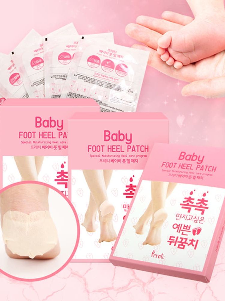 프레티 베이비 풋 힐패치 발뒤꿈치갈라짐 뒷꿈치패드 10매