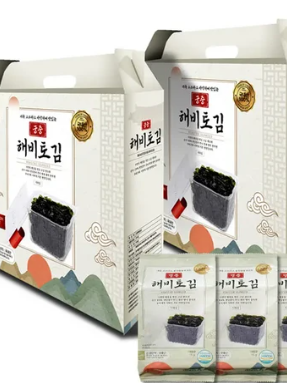 광천 해비토김 식탁김 10봉 선물세트