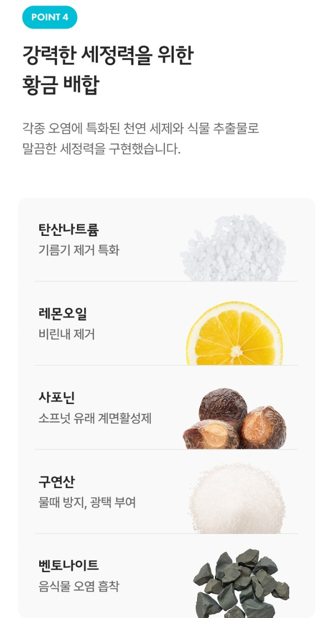 청소연구소 세제 (식기세척기용) 40정