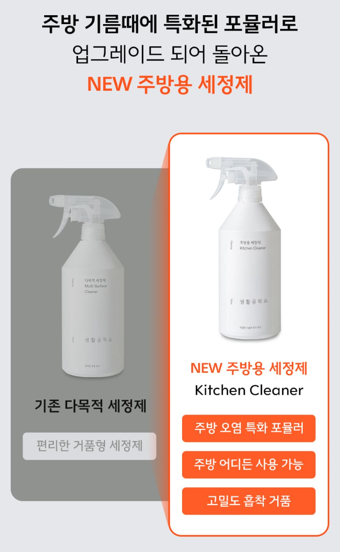주방용세정제 750ML