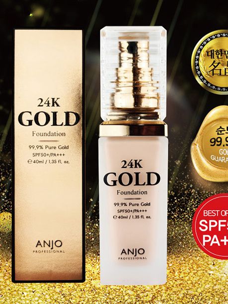 [앙쥬] 24K 골드 파운데이션 21호 40ml