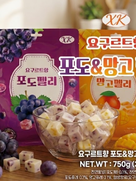 요구르트향 과일젤리 2종 (망고/포도)