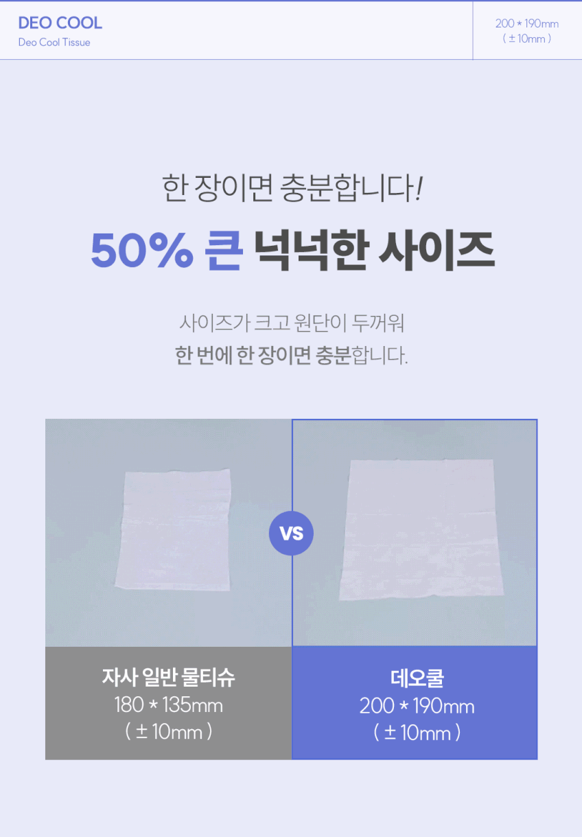 상품코드 : CO006 데오쿨 저자극 쿨링 데오드란트 쿨티슈 30개입