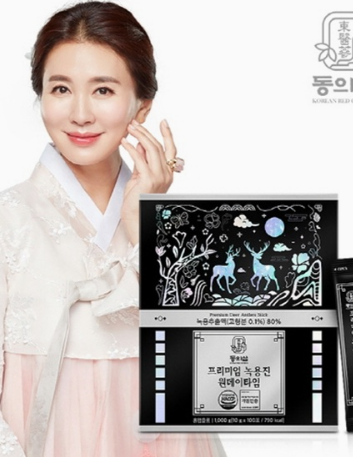 [동의삼] 프리미엄 녹용진 원데이타임(100포) + 쇼핑백