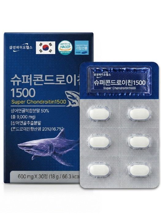 삼성바이오헬스 슈퍼콘드로이친 1500 (600mg x 30정)