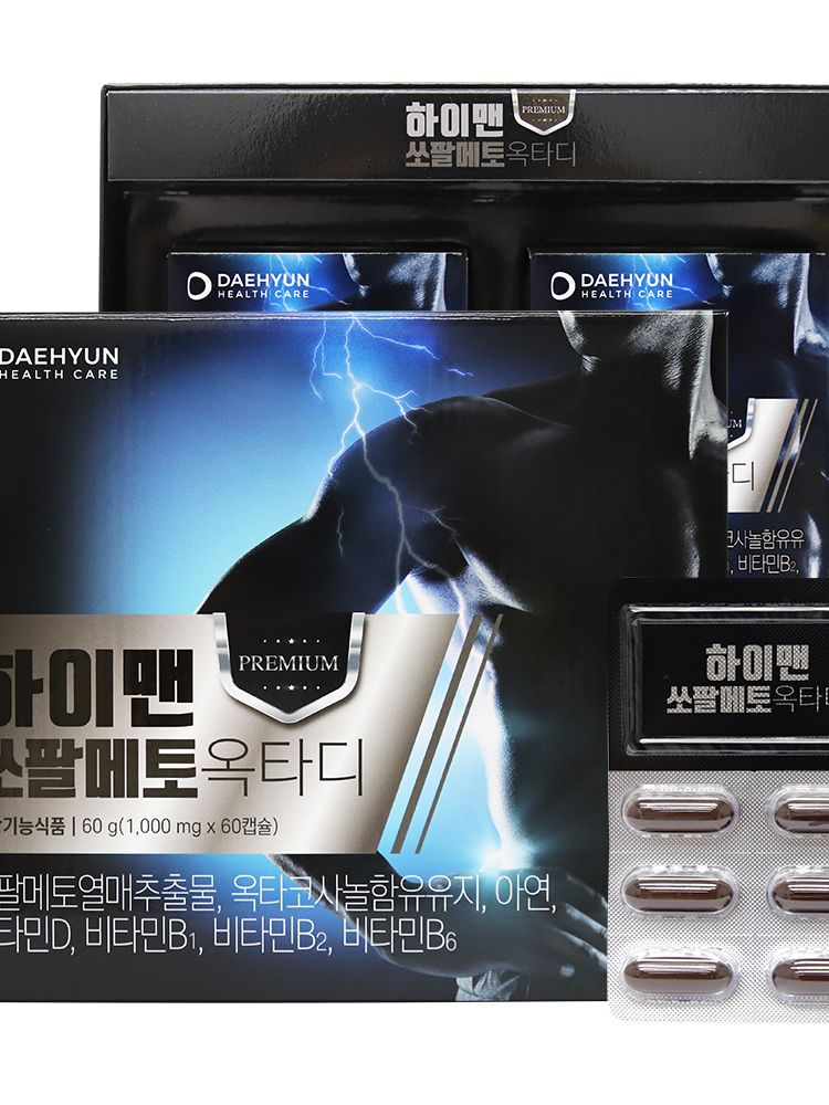 [대현헬스케어] 하이맨쏘팔메토옥타디 1000mg x 60캡슐