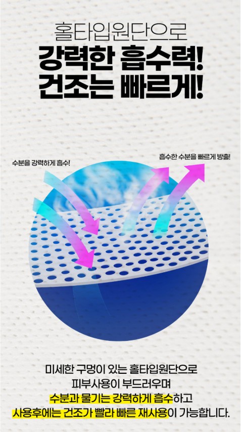 상품코드 : SPA004 수피아토 휴대용 몬스터 사이즈 비치타올