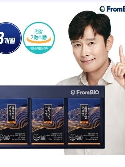 이병헌 프롬바이오 관절엔 크 릴오일 750mg 180캡슐 (낱개발주용)