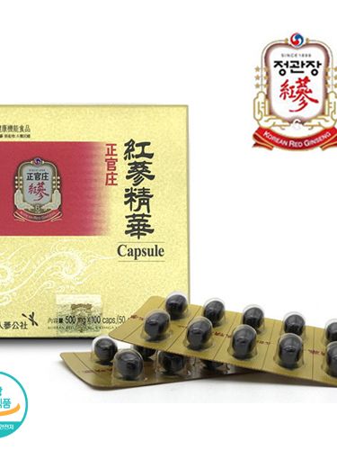[한국인삼공사] 정관장 홍삼정화캡슐 500mg x 100캡슐 +쇼핑백
