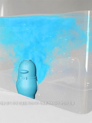 크린위즈 펭귄 오래가는 변기세정제 변기클리너 180g