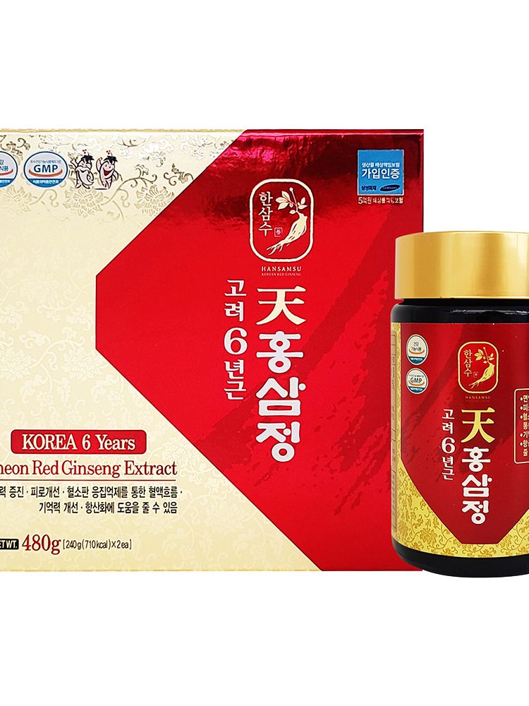 대한홍삼진흥공사 한삼수 천홍삼정 240g x 2병