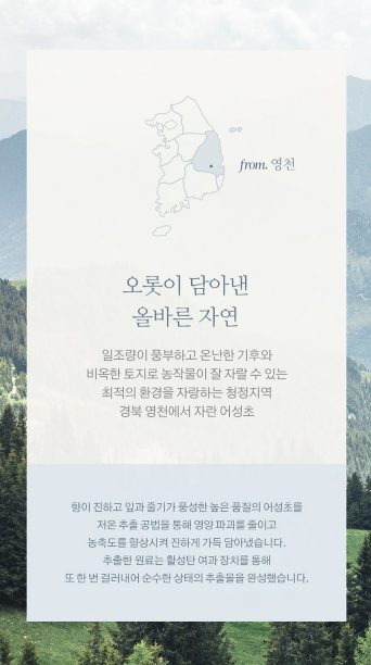 상품코드 : K629 어성초 40 약산성 모이스처 바디워시 (카톤발주용)