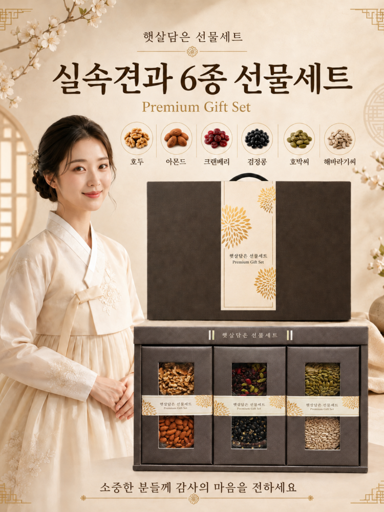 햇살담은 실속견과 6종 선물세트