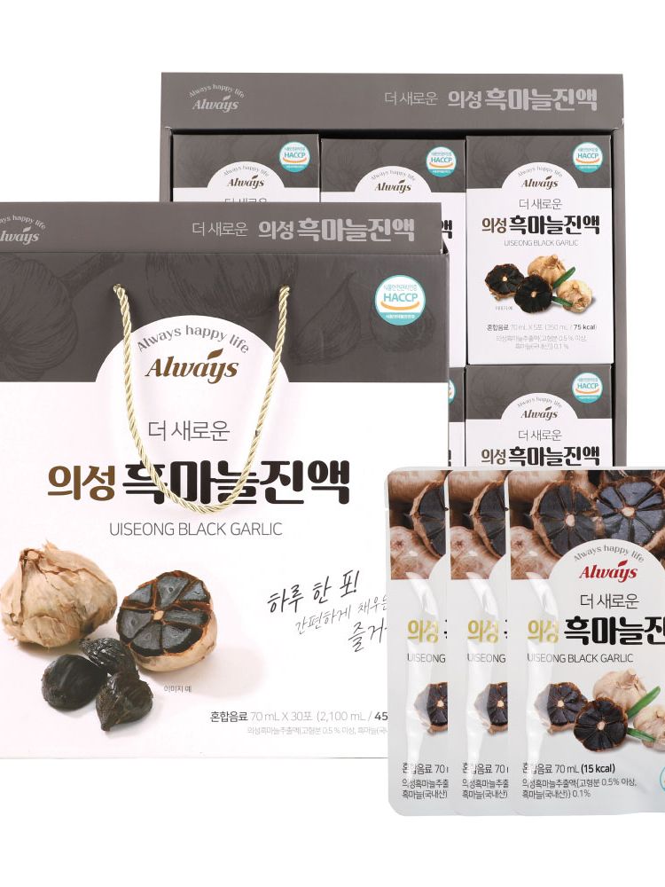 [웰크리] 더 새로운 흑마늘 진액 70ml 30포
