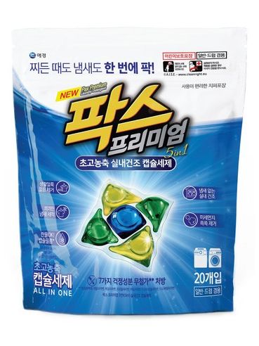 25팍스실내건조캡슐세제5챔버 50입(특)