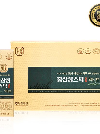 [농협홍삼 한삼인] 홍삼정스틱 액티브 10mL x 32포