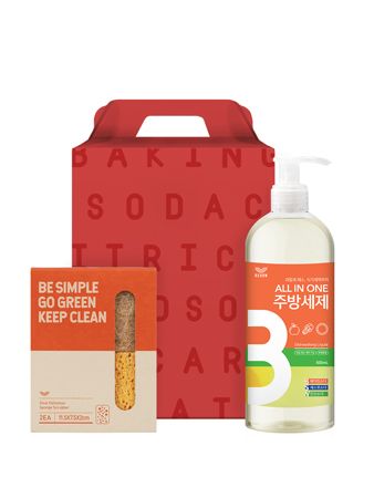 [레인보우샵] 주방세제&수세미 선물세트