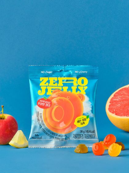 [마이노멀] 제로젤리 제로베어 사과맛 340g