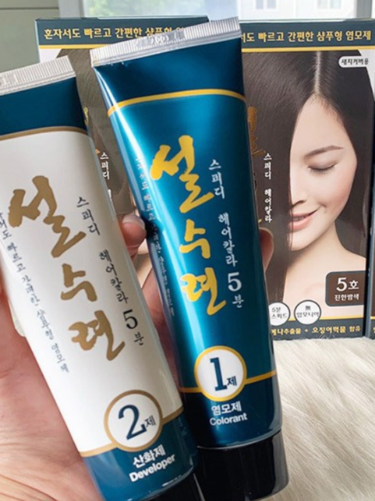 [설수련] 스피드 헤어칼라 염색약 120g
