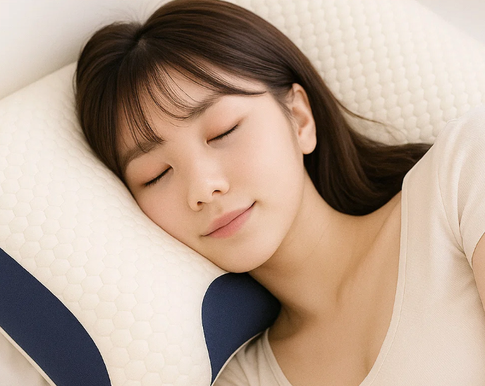 슬립온 인체공학 기능성 경추베개 1개입 (커버 증정)