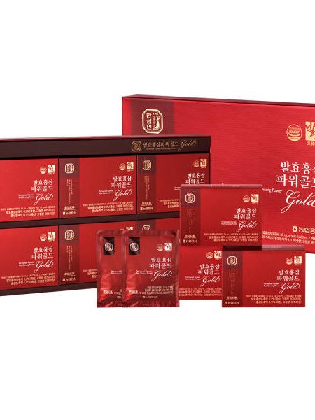 [농협 한삼인] 발효홍삼파워골드 50ml x 30포 + 쇼핑백