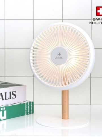 [스위스밀리터리] 루체 LED 탁상용&타프팬 무선 선풍기 (SMA-60MF)