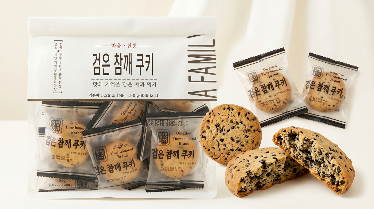 상품코드 : GLB047 검은 참깨 쿠키 180g