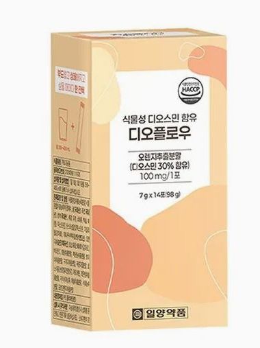 [일양약품] 식물성 디오스민 디오플로우 7g x 14포