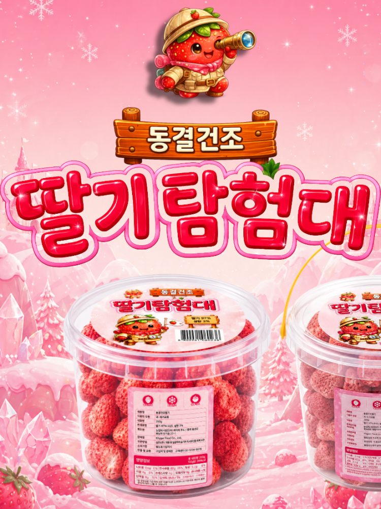 동결건조 딸기 탐험대 200g