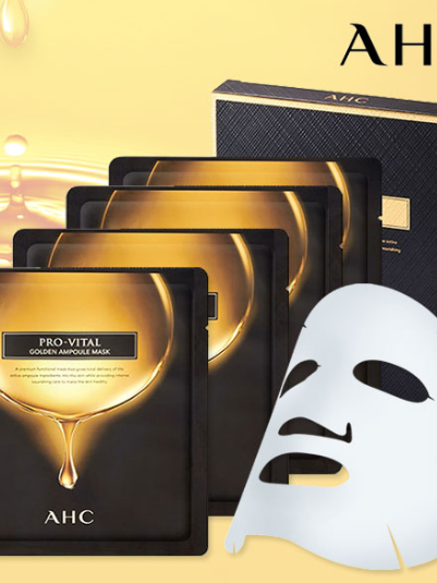 AHC 프로바이탈골든앰플마스크팩4매