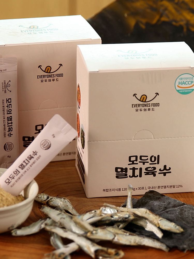 첨가물 제로 모두의 푸드 멸치육수120g(4g 30포)