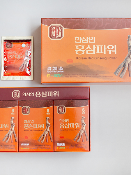 [농협 한삼인] 홍삼파워 50ml x 30포 + 쇼핑백