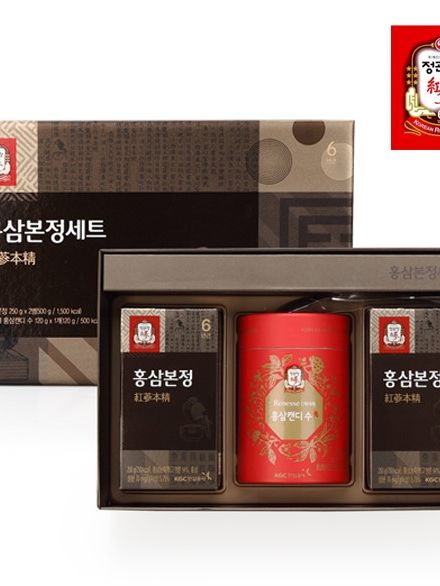 [정관장] 홍삼본정세트 250g x 2병 + 레네세 홍삼캔디 수 120g + 쇼핑백